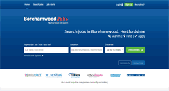 Desktop Screenshot of borehamwoodjobs.co.uk